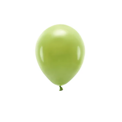 Ballónir ECO latex pastel Oliven 30cm 10stk