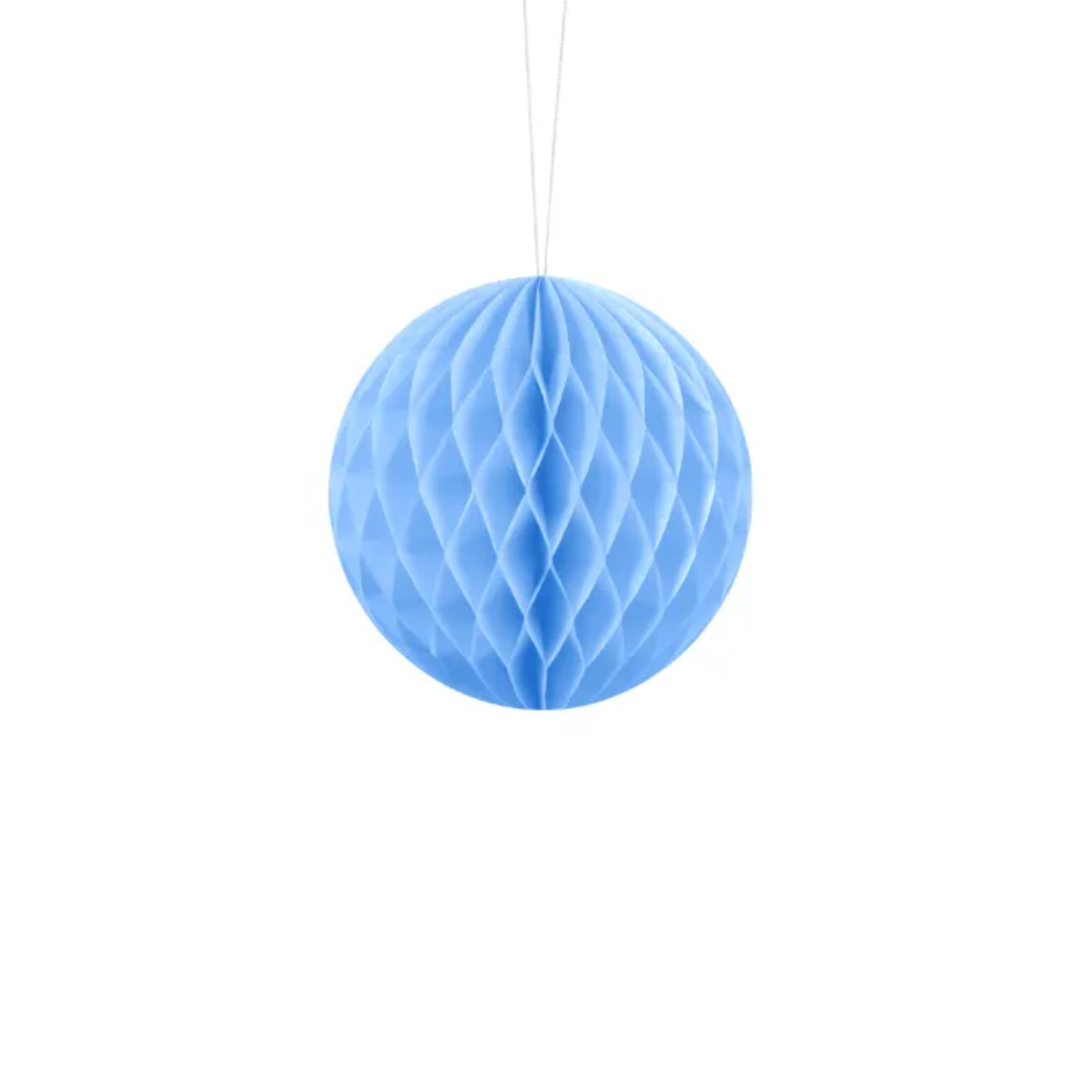 Honeycomb Ball Ljóst Blátt 20cm 1stk