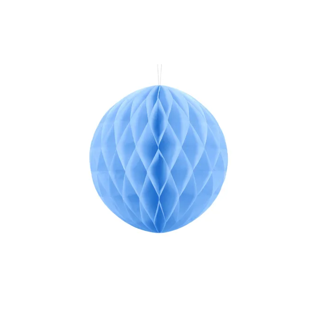 Honeycomb Ljóst blátt 30cm 1stk
