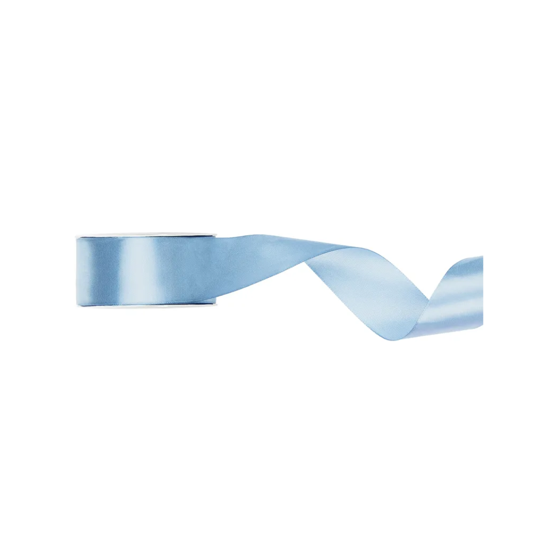 Satin band Ský blátt 25mm/25m
