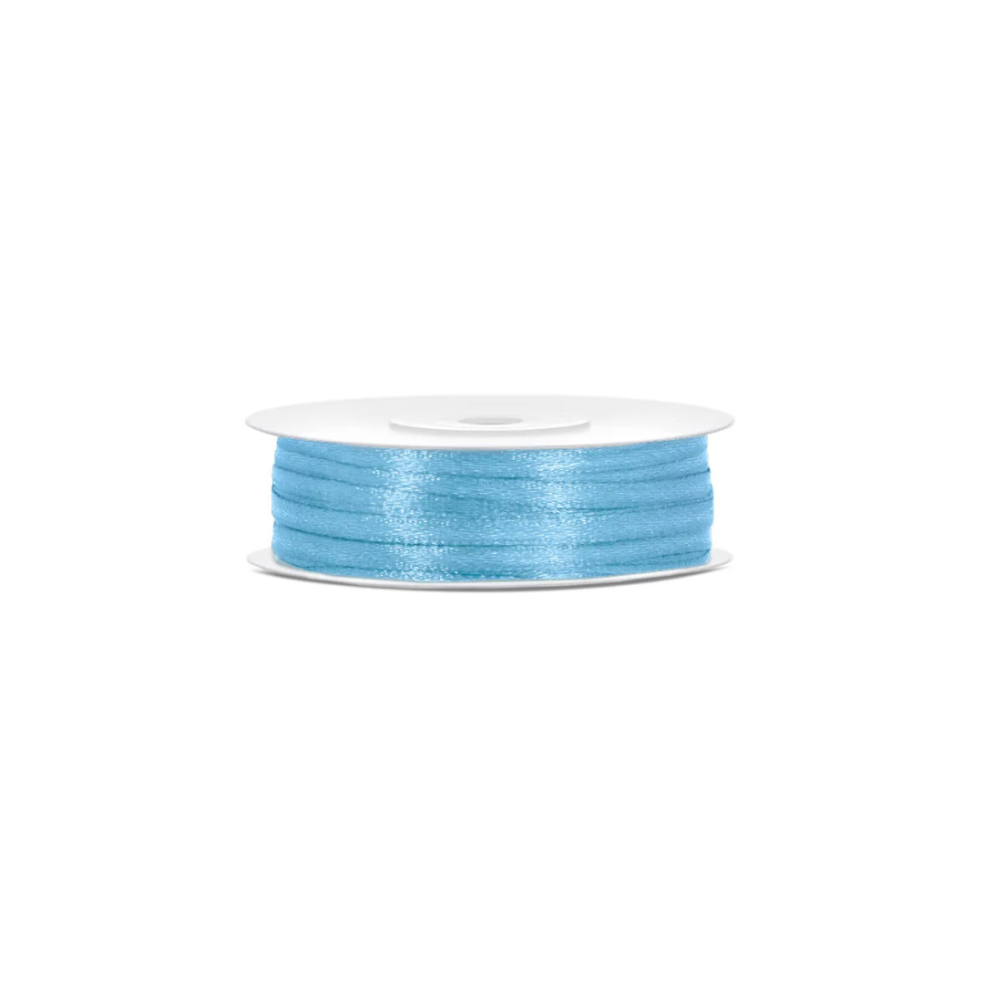 Satin band Ljóst blátt 3mm/50m