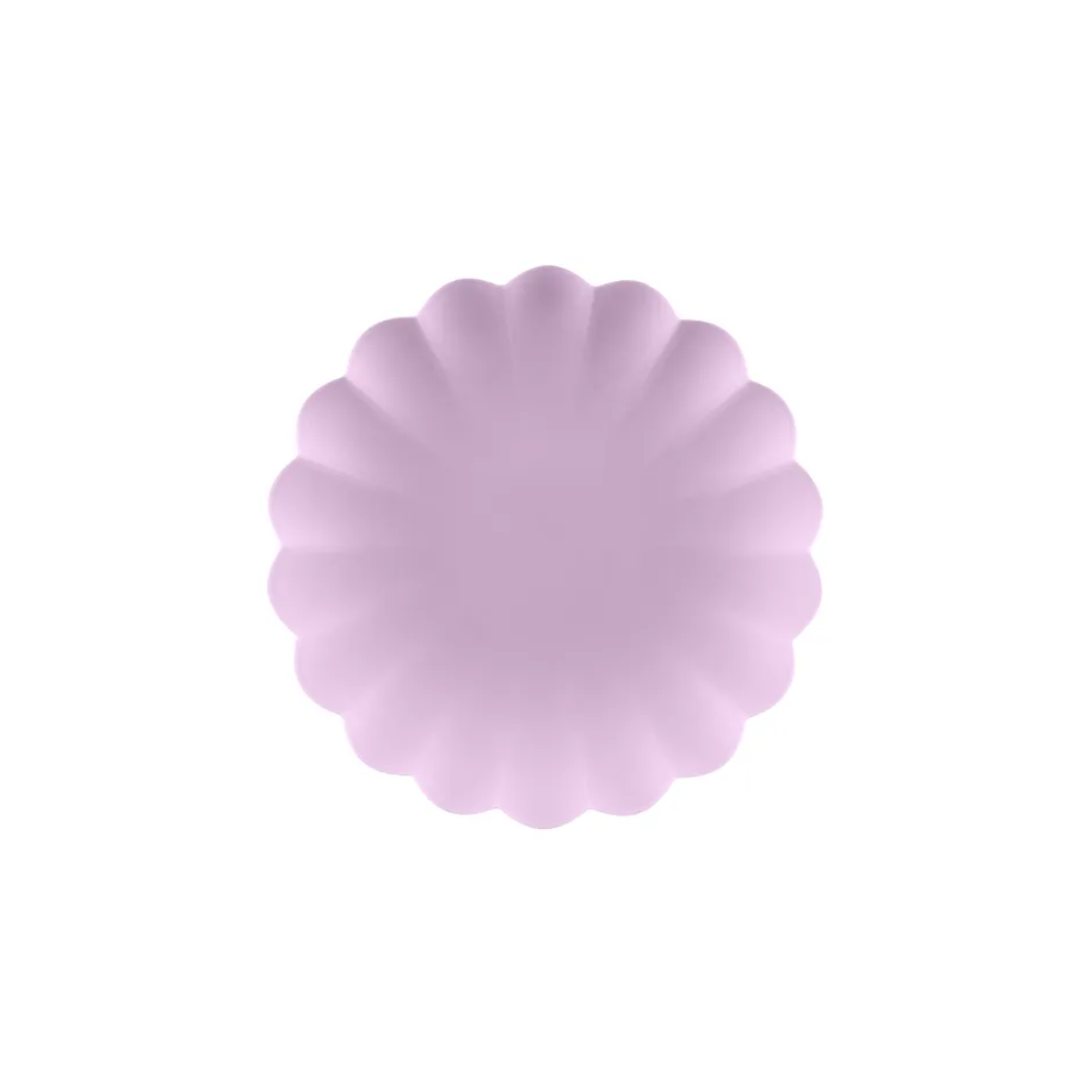 Tallerkar Plast Lilla 22x22cm 4stk