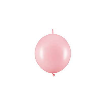 Leinkjuballón 28cm Baby pink 20stk