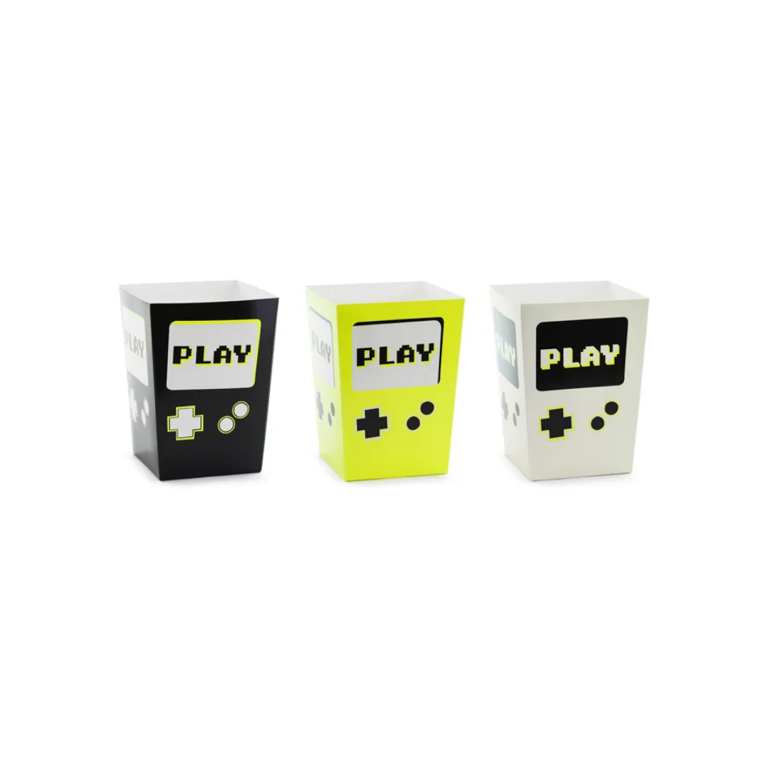 Ílat t/ poppkorn Gaming 7x7x12cm 6stk