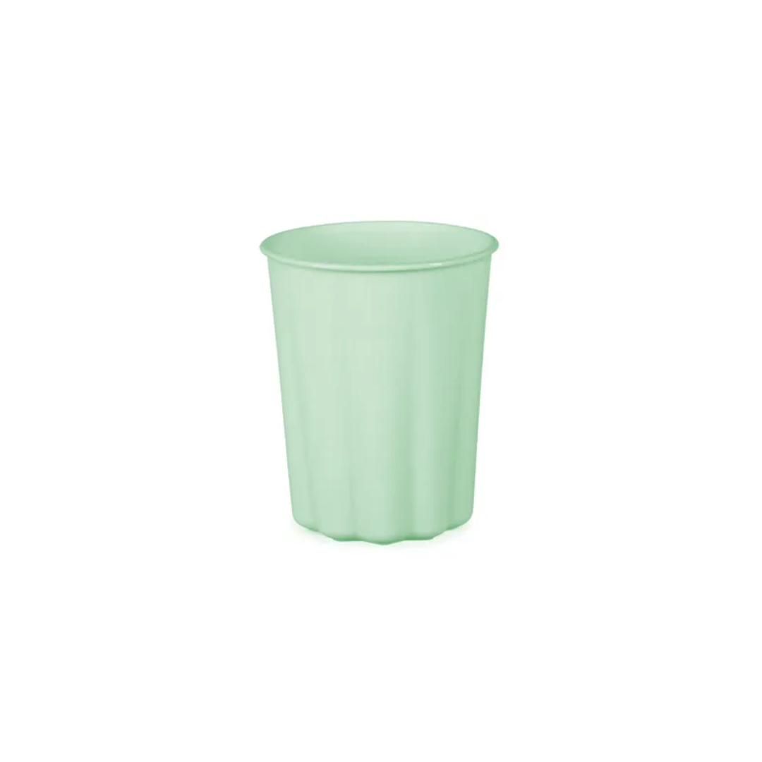Drekkigløs plastik Lj. grønt 22cl 4stk