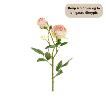 Party Deco Blómur rosa pink 55 cm