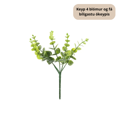 Party Deco Eucalyptus blómutyssi 27cm