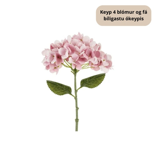 Party Deco Hortensia lj. Pink 35cm