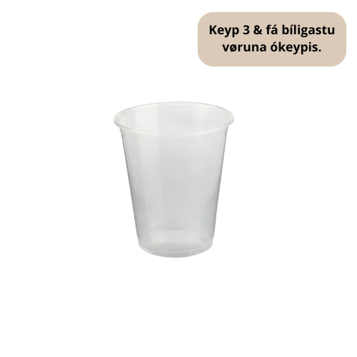 Glas 30cl øl/sodavatn PP 50stk|16ka