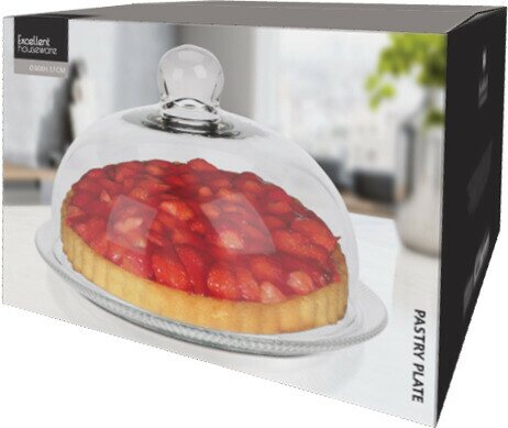 EH Lagkøkufat glas Ø30cm v/glasloki