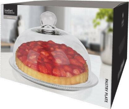 EH Lagkøkufat glas Ø30cm v/glasloki